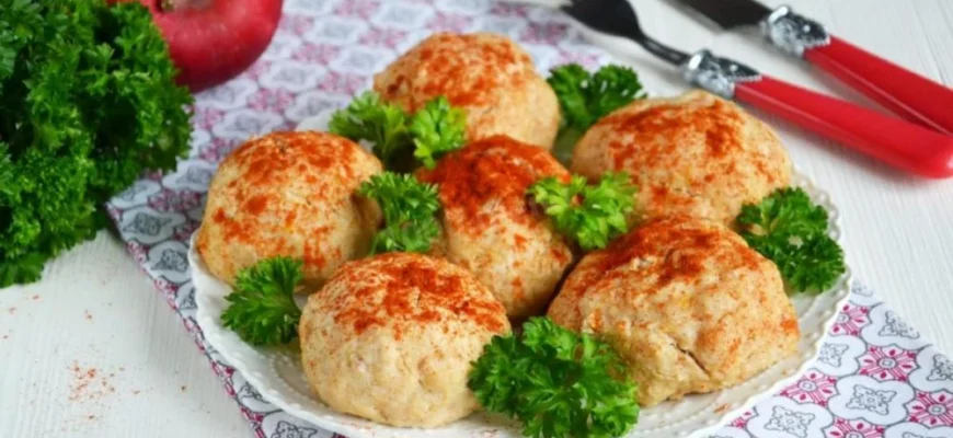 Рыбные котлеты на пару, приготовленные без пароварки и дуршлага