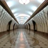 Almaty metro station with modern architecture and Kazakh design elements