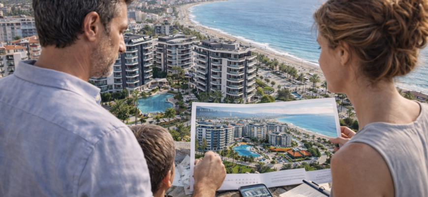 Elite Marine Residence Alanya в районе Клеопатры — городской жилой комплекс рядом с пляжем и центром Аланьи