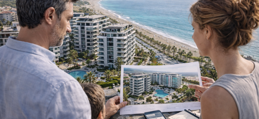 Via Mar Residence Alanya на первой линии в Каргыджаке с видом на море и premium residential-атмосферой