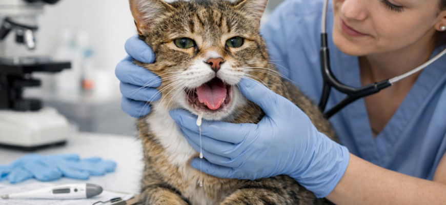 Кальцивироз у кошек — язвы во рту, слюнотечение и симптомы вирусной инфекции у кошки