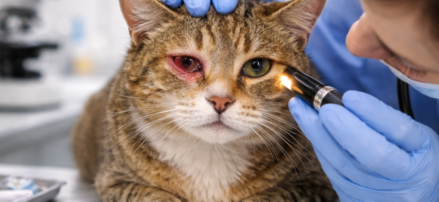 хламидиоз у кошек конъюнктивит глаза симптомы chlamydia felis