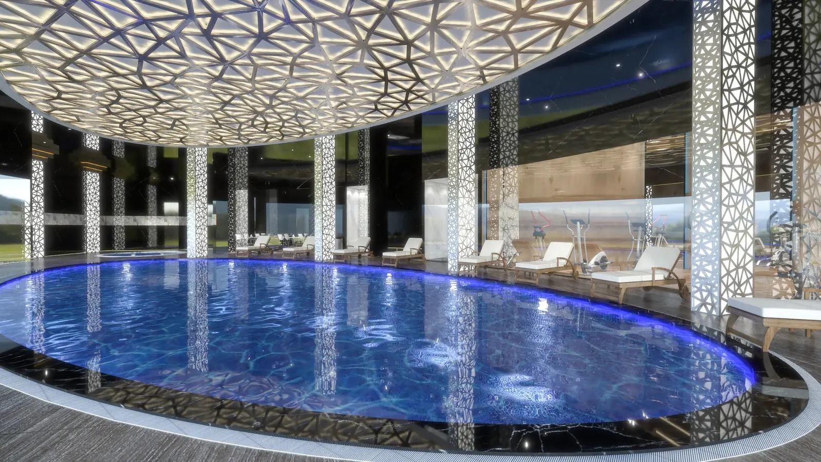 Крытый бассейн Serenity Residence (визуализация)