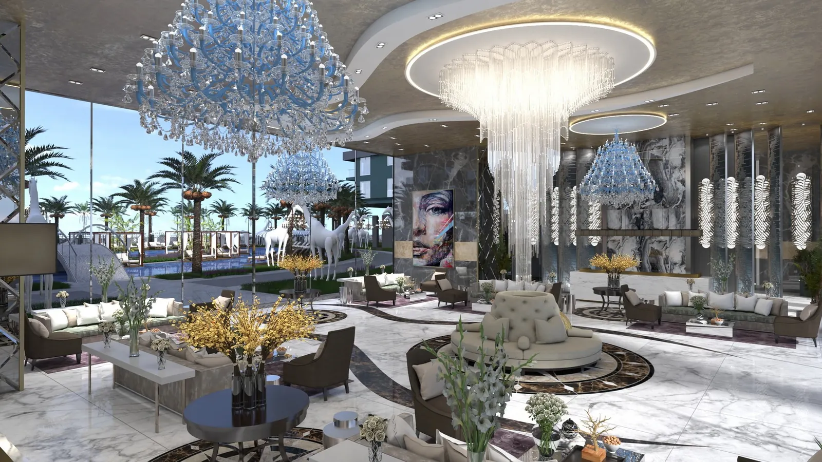 Лобби Serenity Residence (визуализация)