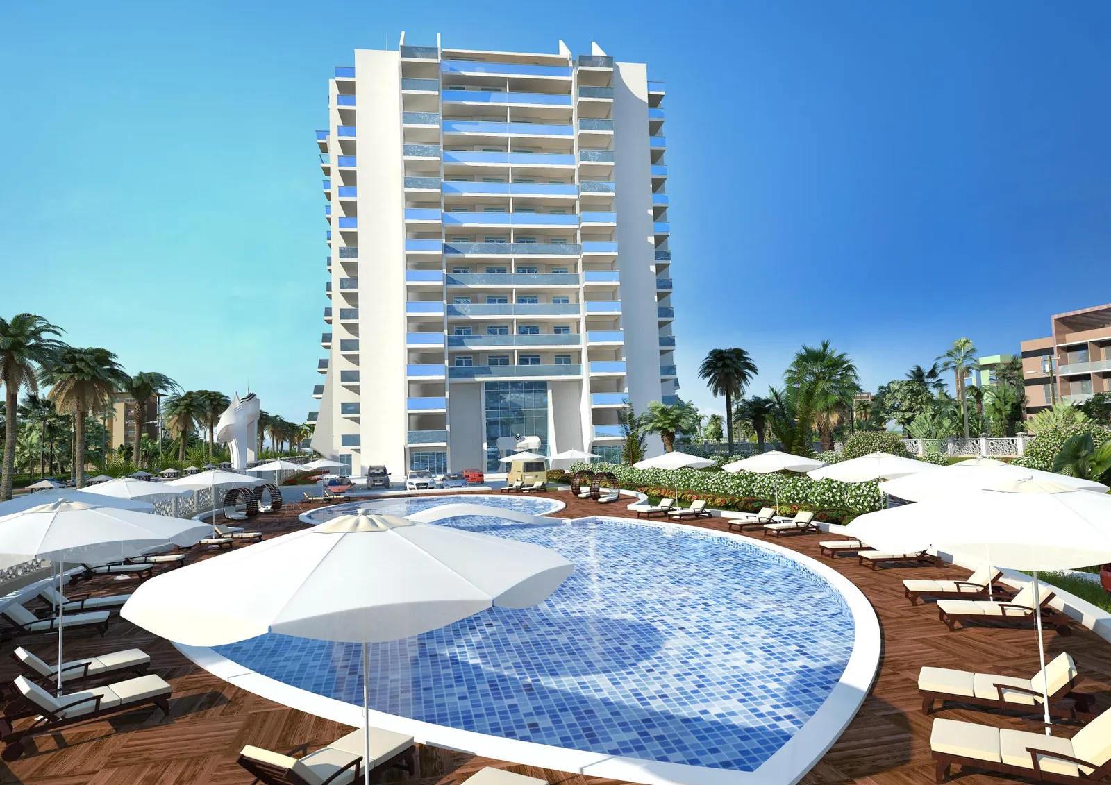 Sfera Residence — бассейн, визуализация