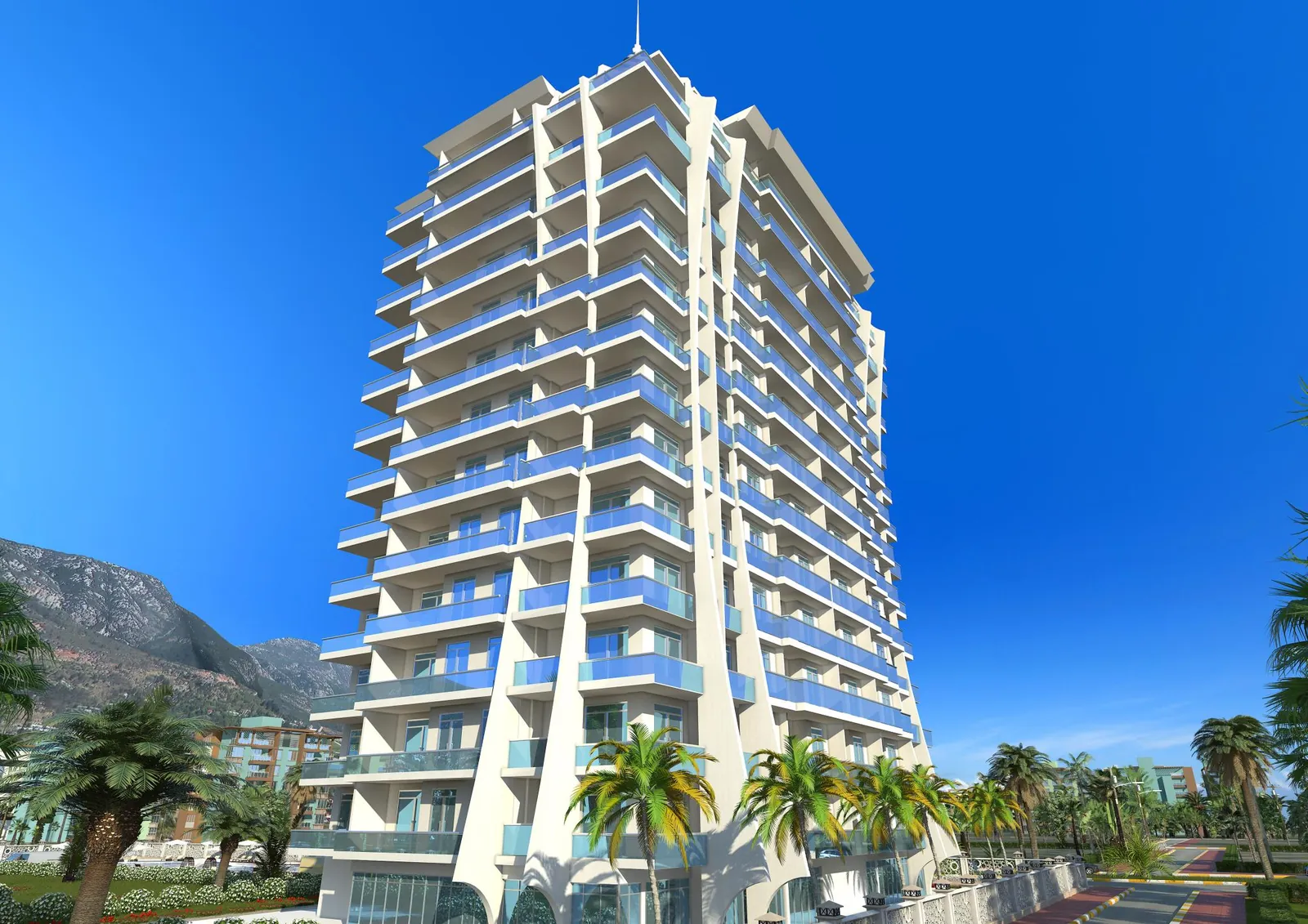 Sfera Residence — фасад, визуализация